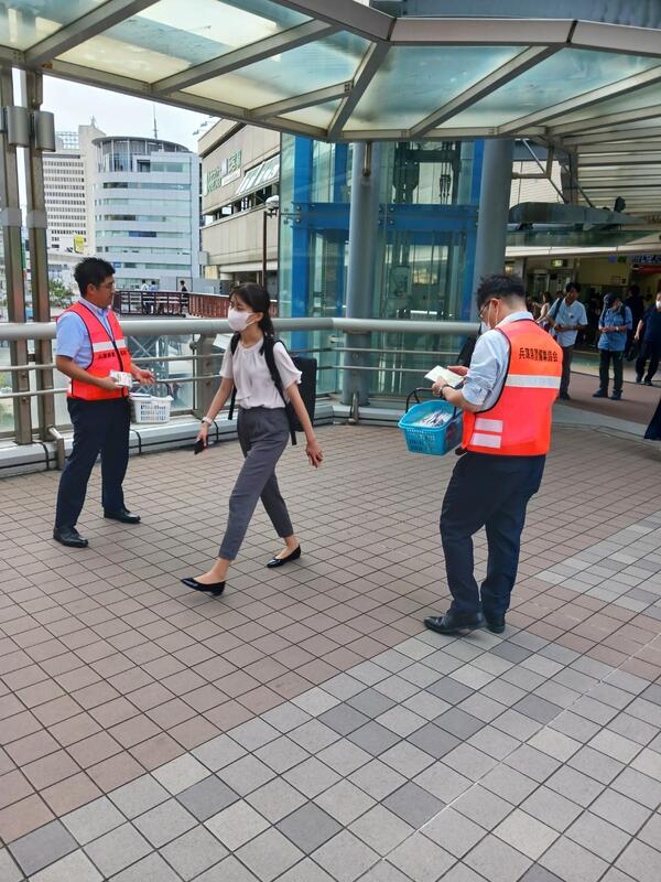 R5.9.21秋の全国交通安全運動（三宮）